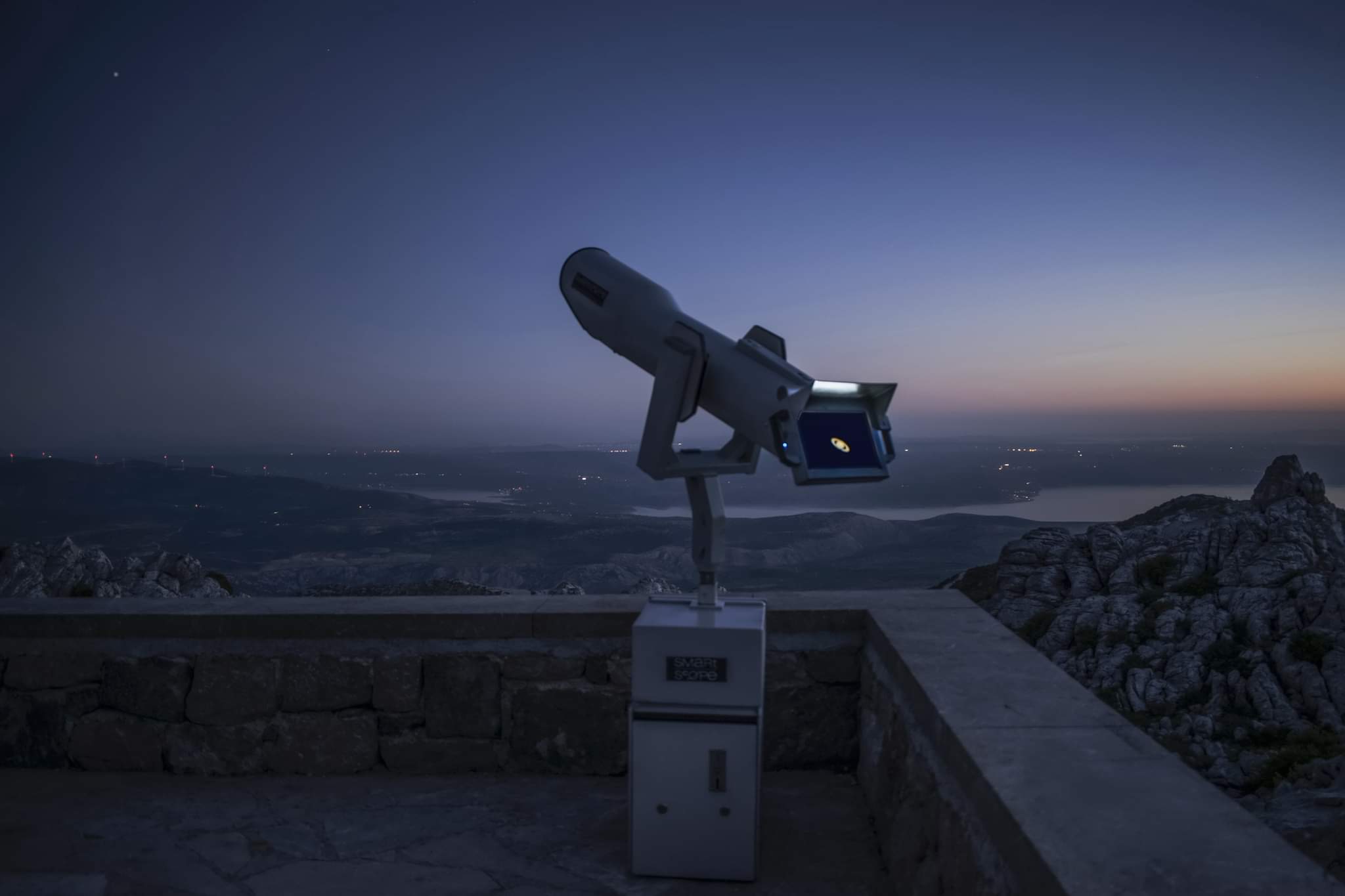 SmartScope teleskop na stvarnoj lokaciji